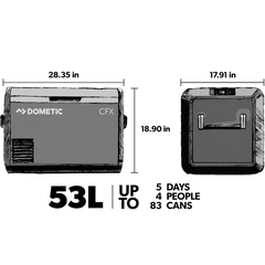 Dometic 75DZ Mobile Dual Zone Compressor Cooler