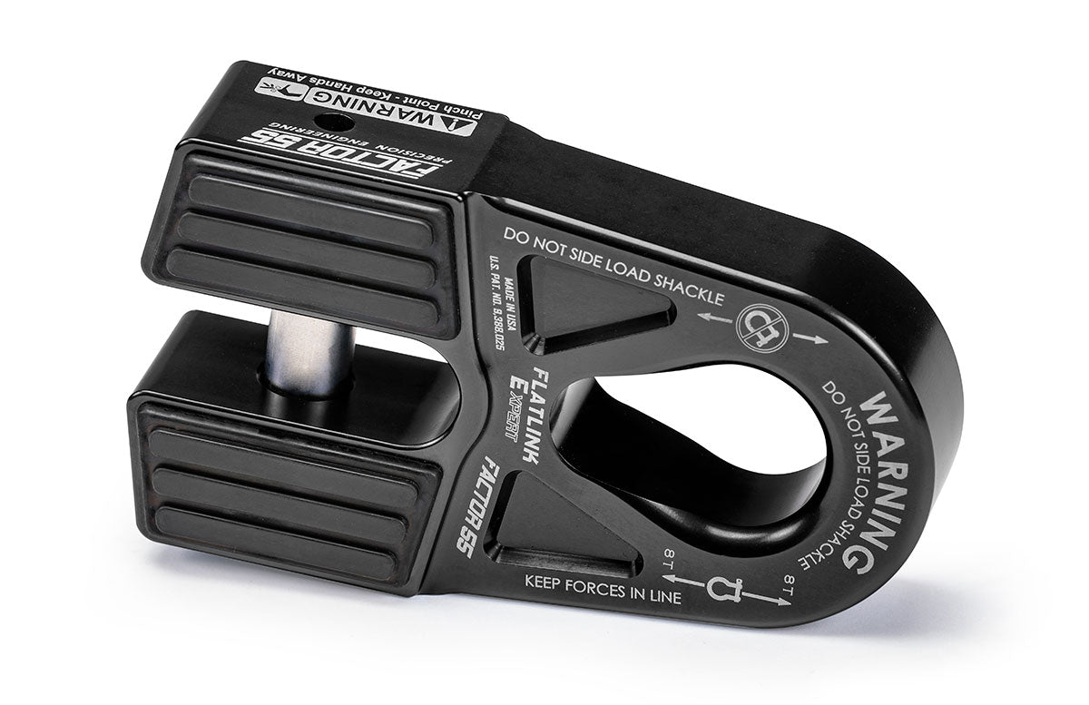 FACTOR55 FLATLINK "E" WINCH SHACKLE BLACK