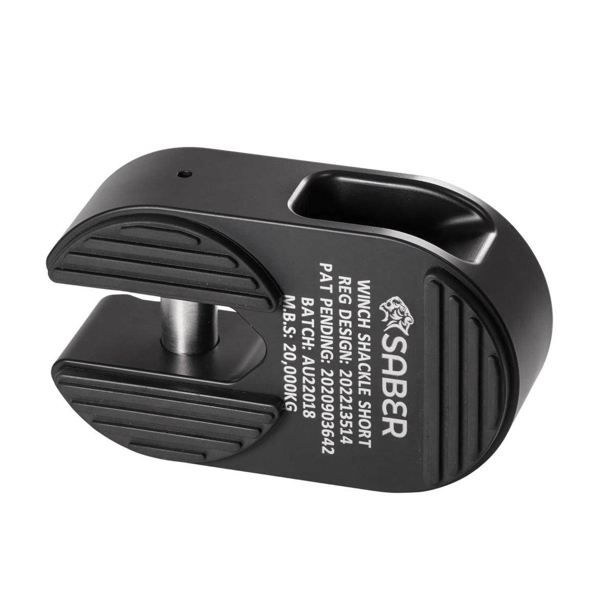 Saber Alloy Winch Shackle Cerakote Black