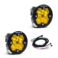 Baja Designs Squadron R sport 2.0 driving combo amber pair with wiring harness